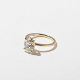 Oval Lab Grown Diamond Solitaire Engagement Ring
