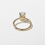 Oval Lab Grown Diamond Solitaire Engagement Ring