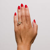 Elongated Cushion  Lab Grown Diamond Solitaire Engagement Ring