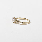 Cushion Lab Grown Diamond Solitaire Engagement Ring