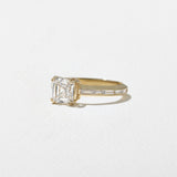 Asscher Lab Grown Diamond Pave Setting Engagement Ring