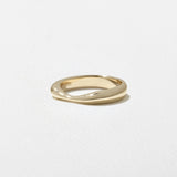 Plain solitaire Wedding Band