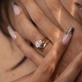 Oval Lab Grown Diamond Bezel Solitaire Engagement Ring