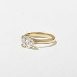 East-West Pear Lab Grown Diamond Solitaire Engagement Ring