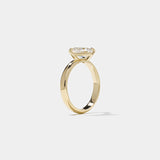 East-West Pear Lab Grown Diamond Solitaire Engagement Ring