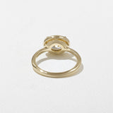 Oval Lab Grown Diamond Bezel Solitaire Engagement Ring