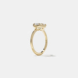 Oval Lab Grown Diamond Bezel Solitaire Engagement Ring