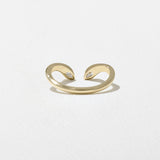 0.20 TCW Pear Open Lab Grown Diamond Wedding Band
