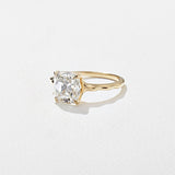 Cushion  Lab Grown Diamond Solitaire Engagement Ring