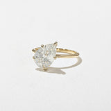 Pear Lab Grown Diamond Solitaire Engagement Ring