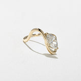 Marquise Lab Grown Diamond Unique Solitaire Engagement Ring