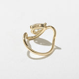 Pear Lab Grown Diamond Unique Solitaire Engagement Ring