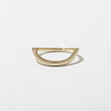 Unique Curved Wedding Band