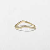 Unique Curved Wedding Band
