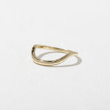Unique Curved Wedding Band