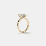 Marquise Lab Grown Diamond Solitaire Engagement Ring