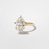 Marquise Lab Grown Diamond Solitaire Engagement Ring
