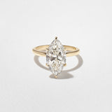 Marquise Lab Grown Diamond Solitaire Engagement Ring