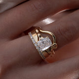 Cushion Lab Grown Diamond Solitaire Engagement Ring