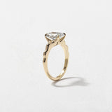 Cushion Lab Grown Diamond Solitaire Engagement Ring