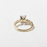 Cushion Lab Grown Diamond Solitaire Engagement Ring