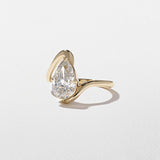 Pear Lab Grown Diamond Solitaire Engagement Ring