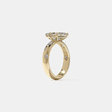 Marquise Lab Grown Diamond Dainty Engagement Ring