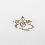Marquise Lab Grown Diamond Dainty Engagement Ring