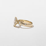 Oval Lab Grown Diamond Dainty Engagement Ring