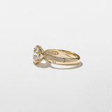 Round Lab Grown Diamond Dainty Engagement Ring
