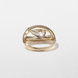 Pear Lab Grown Diamond Solitaire Style Engagement Ring