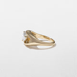 Pear Lab Grown Diamond Solitaire Style Engagement Ring