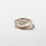 Pear Lab Grown Diamond Solitaire Style Engagement Ring