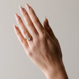Oval Lab Grown Diamond Unique Engagement Ring