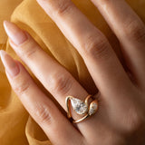 Pear Lab Grown Diamond Solitaire Engagement Ring