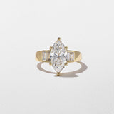 Marquise Lab Grown Diamond Five Stone Engagement Ring