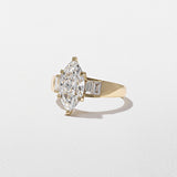 Marquise Lab Grown Diamond Five Stone Engagement Ring