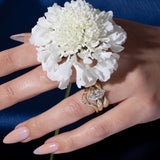 Marquise Lab Grown Diamond Dainty Engagement Ring
