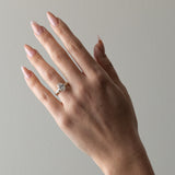 Oval Lab Grown Diamond Dainty Engagement Ring