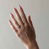 Round Lab Grown Diamond Dainty Engagement Ring