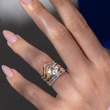 Round Lab Grown Diamond Dainty Engagement Ring