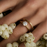 1 CT Round Solitaire Lab Grown Diamond Engagement Ring
