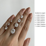 Oval Hidden Halo & Pave Lab-Grown Diamond Engagement Ring