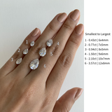 Pear Pave Lab-Grown Diamond Engagement Ring