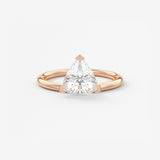 Trillion Solitaire Lab Grown Diamond Engagement Ring
