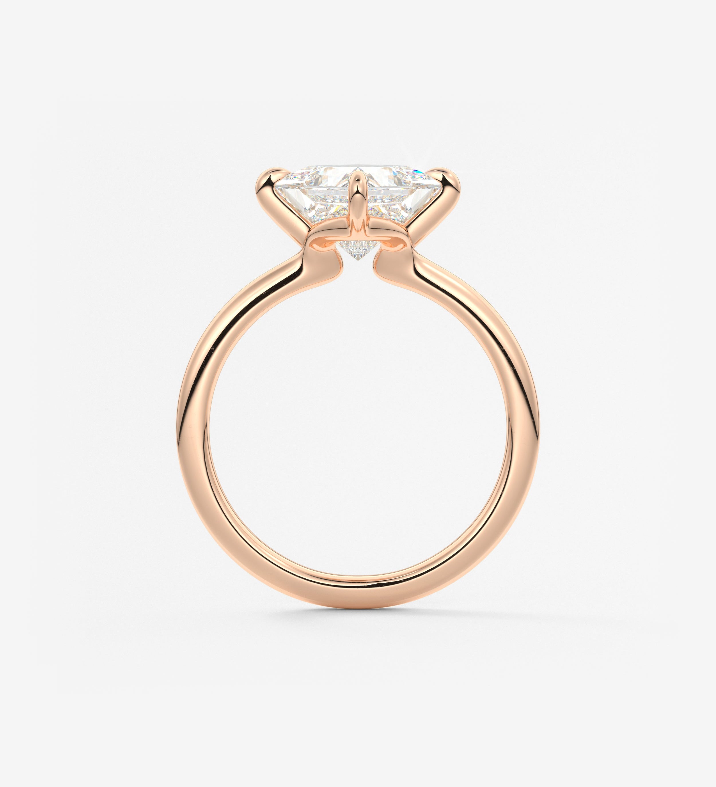 Princess East West Lab Grown Diamond Engagement Ring