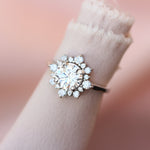 Round Halo Lab Grown Diamond Engagement Ring