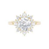Round Halo Lab Grown Diamond Engagement Ring