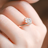 Heart Cut Moissanite Engagement Ring