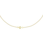 0.2 TCW Round Cut V Shaped Moissanite Necklace